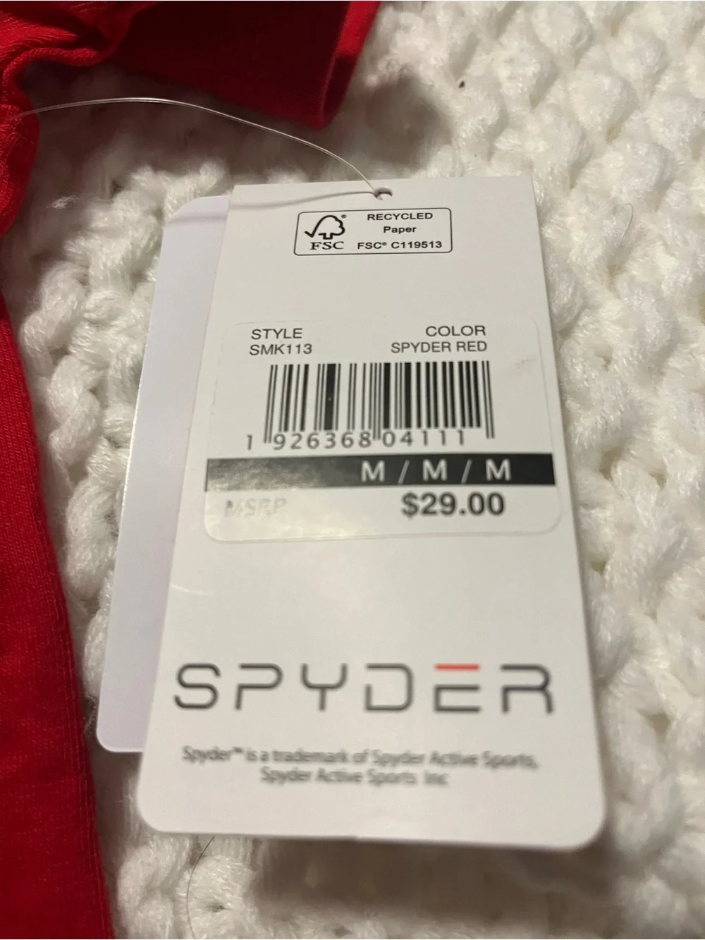 Spyder Red Short-Sleeve Graphic Logo Tee